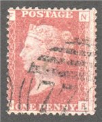 Great Britain Scott 33 Used Plate 196 - NF